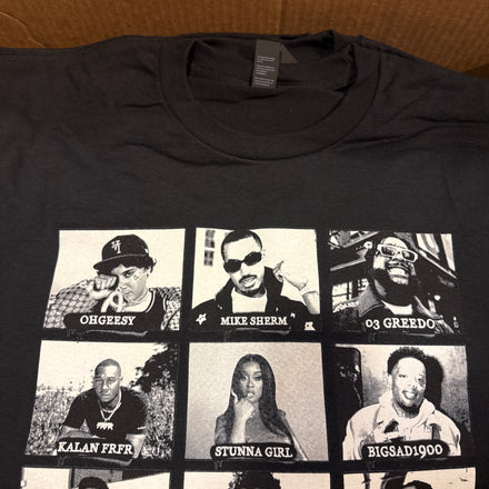 WWTS - OH GEESY ALL FACE TEE - BLACK