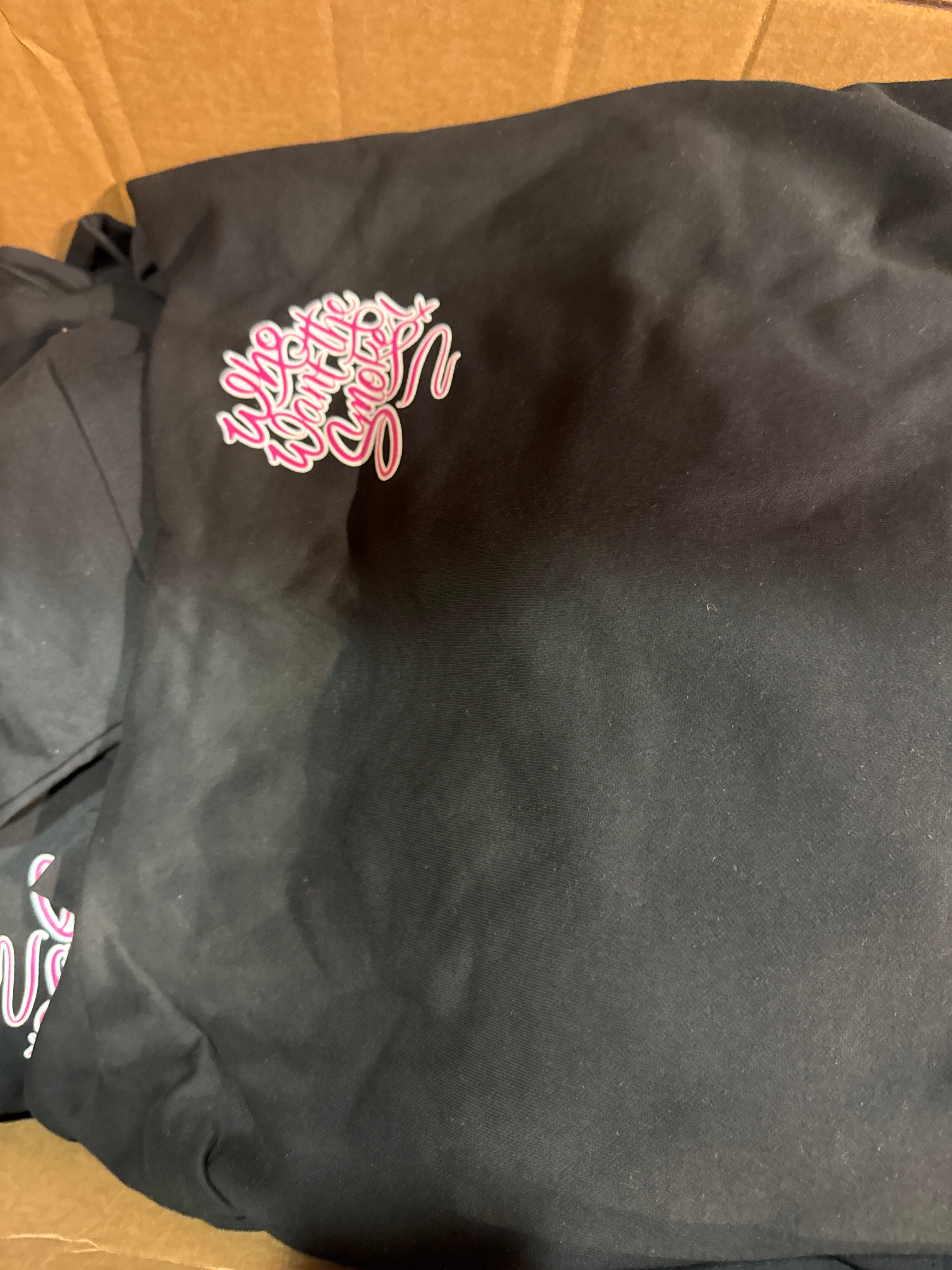 WWTS - PINK CROP HOODIE