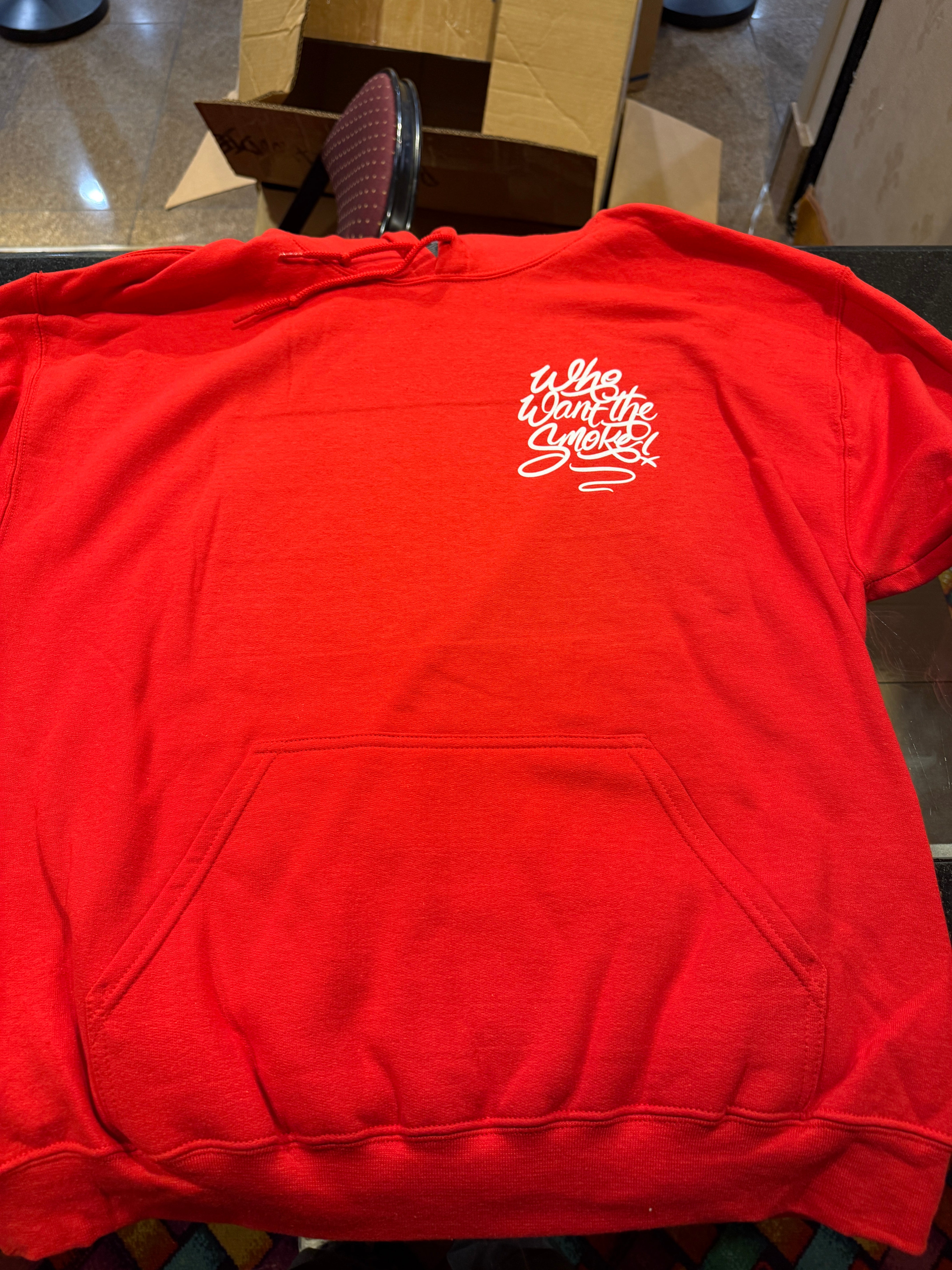 WWTS - HOODIE - RED OG
