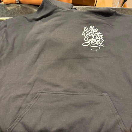 WWTS - HOODIE - BLACK W/WHITE PRINT