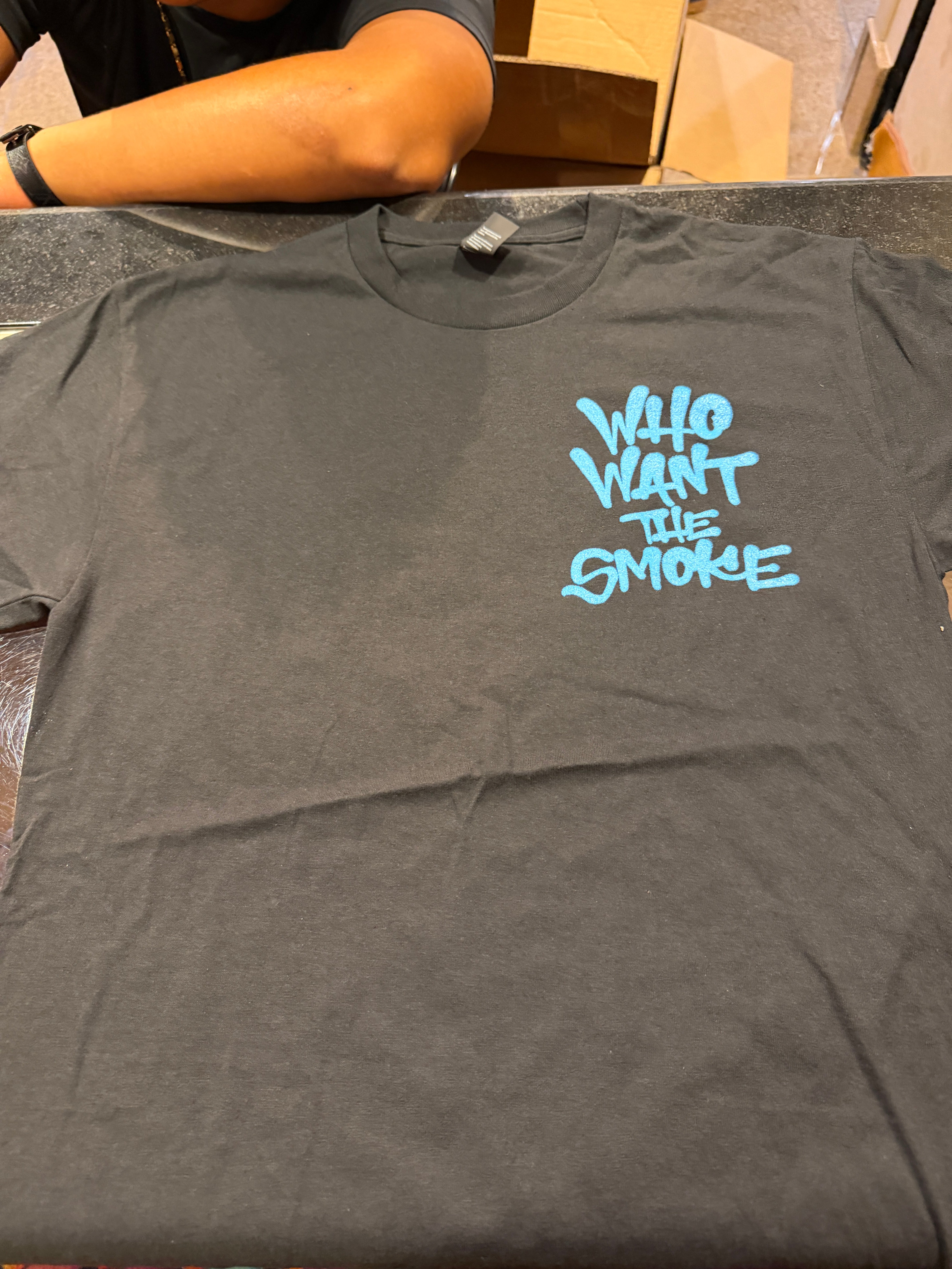 WWTS - TEE - BLACK AND BLUE