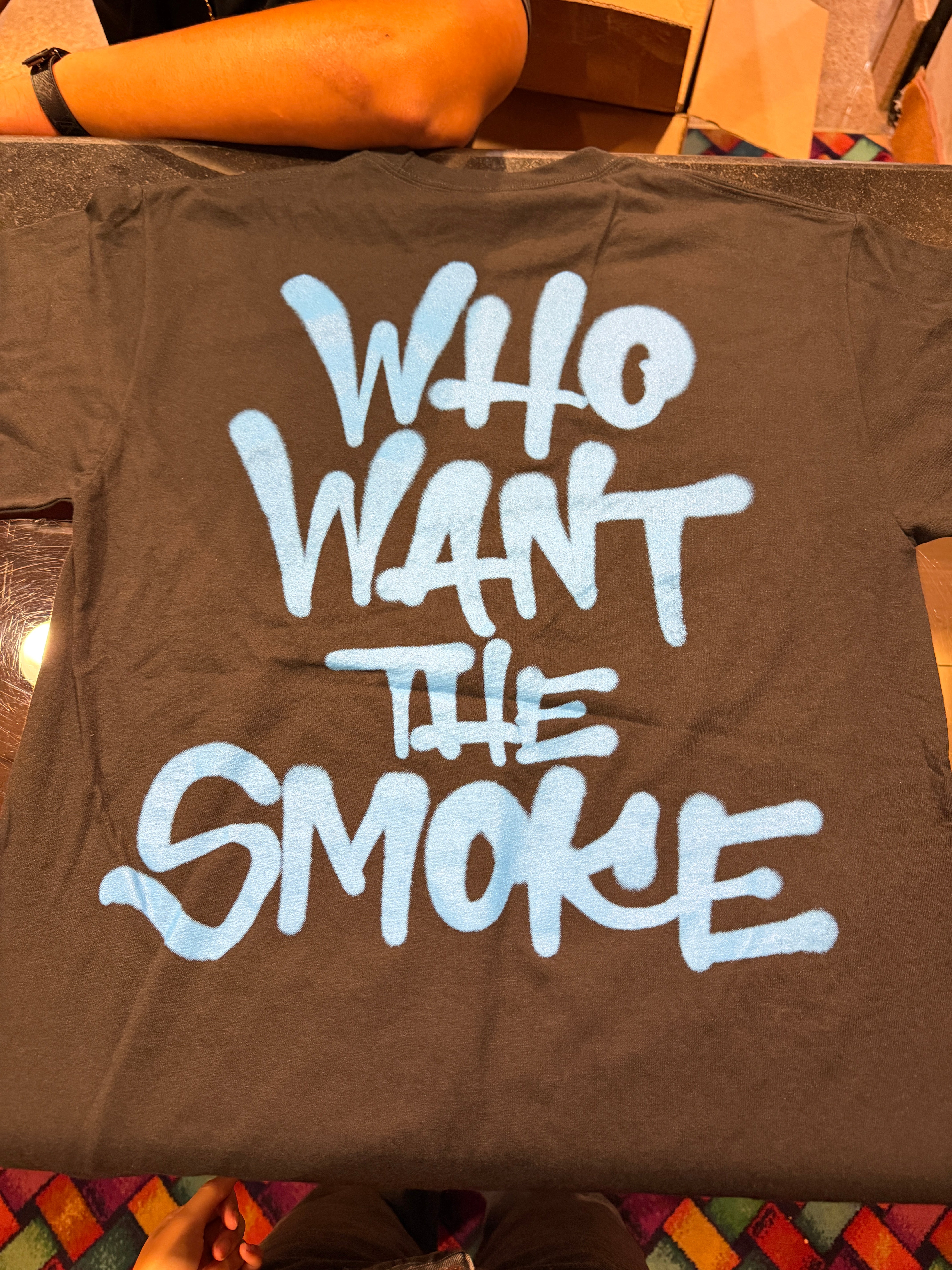 WWTS - TEE - BLACK AND BLUE