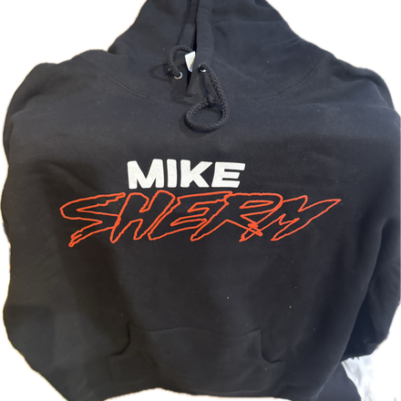 MIKE SHERM - HOODIE - BLACK