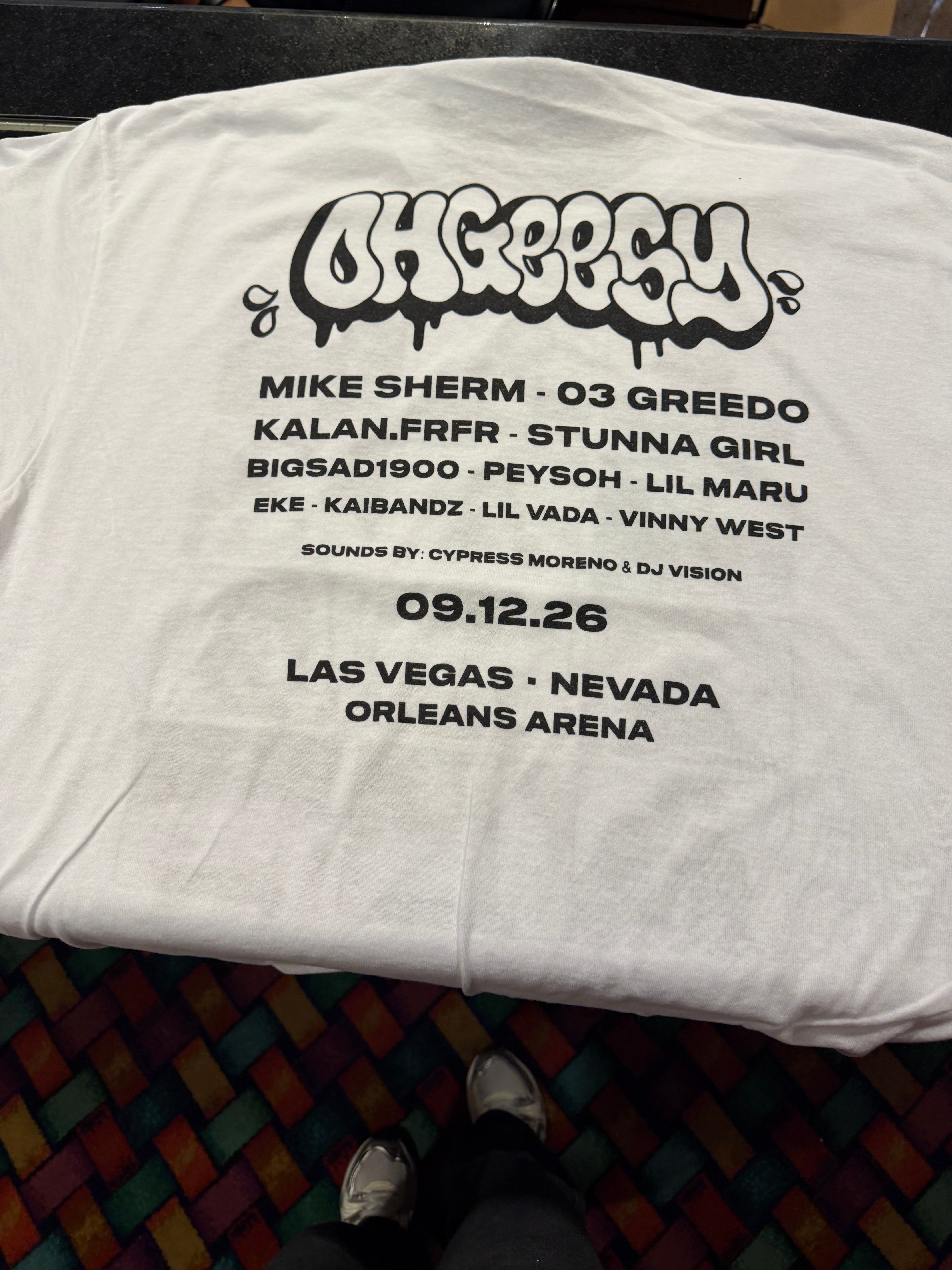 WWTS - OH GEESY ALL FACE TEE - WHITE