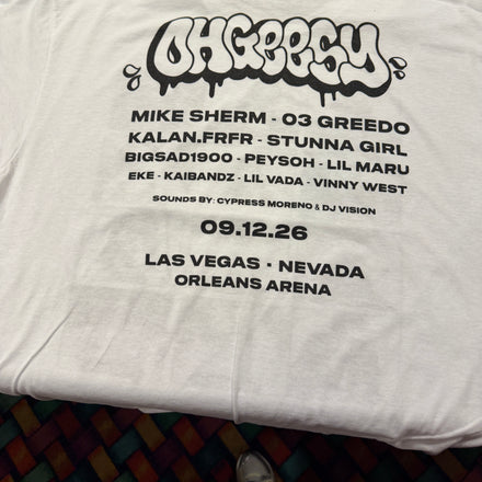 WWTS - OH GEESY ALL FACE TEE - WHITE